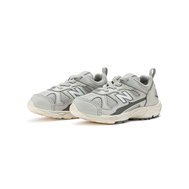 New Balance NB 878 Амортизирующие Устойчивые к истиранию Дышащие Низкие Детские Кроссовки Пыльно-серые Для Младенцев и Малышей IV878KNS
