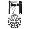 Велосипедный шатунный комплект для MTB, полый, интегрированный, двойная звезда 53‑39T, алюминиевый сплав, велосипедный шатун
