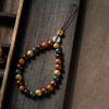 Charm Wooden Beaded Pendant Tibet Beads Lanyard Creative Car Key Ring  Backpack Decor