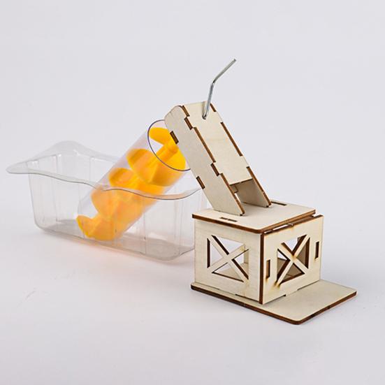 DIY Архимедов винт водоподъемник деревянный STEM научный набор для детей с ручным приводом гидравлический