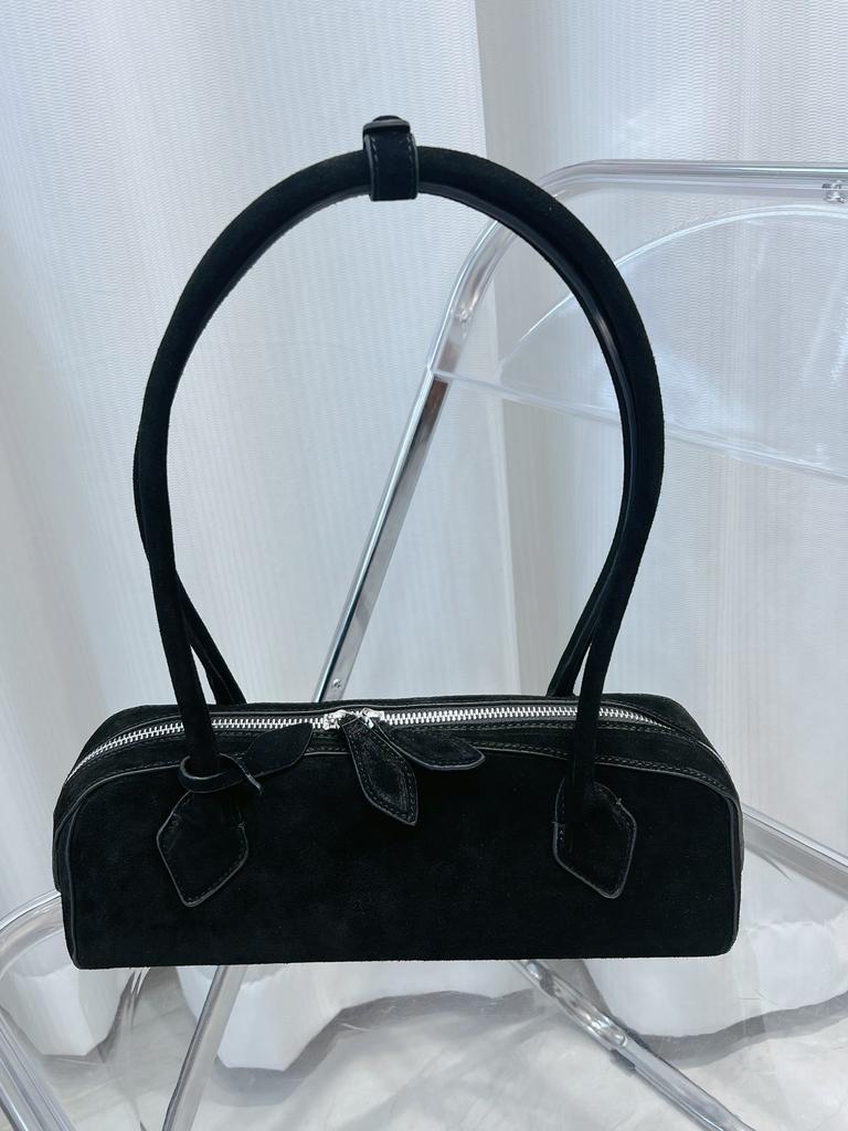 Женская сумка из натуральной кожи с рисунком ленивой таксы, из коровьей кожи, на одно плечо, подмышечная, большой вместимости, ручная, в французском стиле