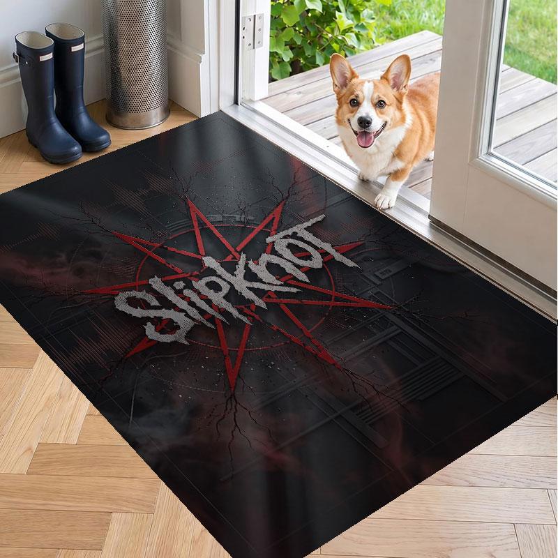 Мягкий ковер для пола с узором Slipknot, ковер для гостиной, декоративный коврик для украшения комнаты дома