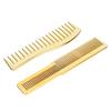 Расческа для стрижки волос для парикмахерской Расческа для стрижки волос с широкими зубьями для всех типов волос Золото