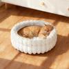 Universal Thicken Winter Cat Nest Round Washable Cat Sofa Bed Warm Plush Pet Mat for Cats and Dogs