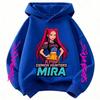 Осень и Зима Kpop Охотник на демонов Фильм Детская толстовка с капюшоном Милый Kpop Охотник на демонов Тигр Топ Харадзюку Мальчики и Девочки