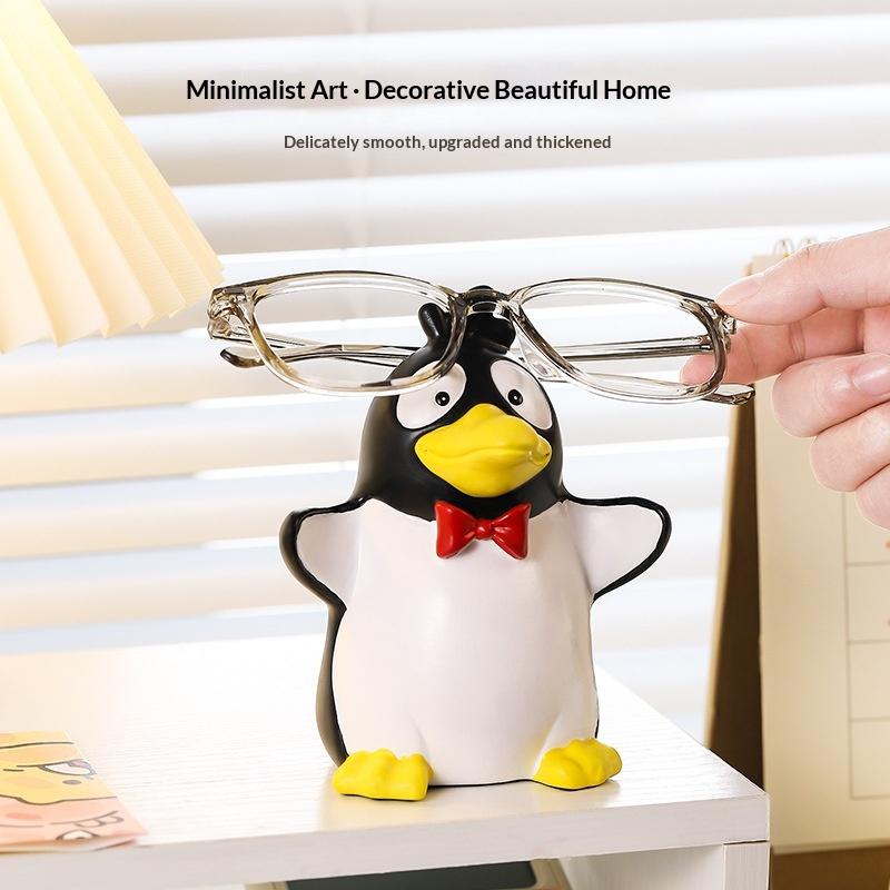 Милый перевернутый держатель для очков в виде панды, подставка для очков для офисного стола, стойка для хранения солнцезащитных очков, украшение для дома, спальни