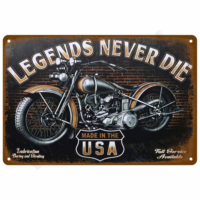 Vintage Room Decoration Home Decor Items Tin Signs Aesthetic Men Bedroom Metal Signs Retro Metal Plate Posters Wall Art Mural