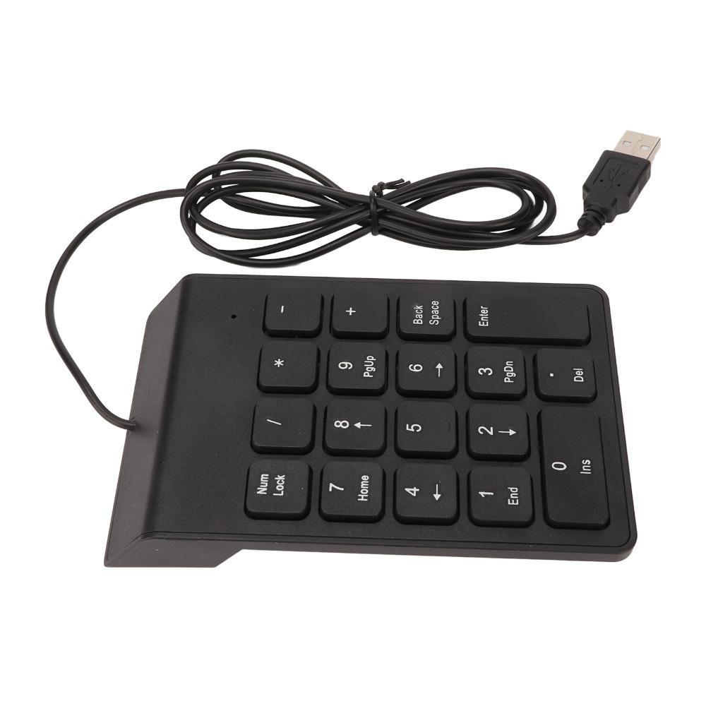 1PCS/2PCS Plug and Play Wired Number Pad Easy Installation Numeric Keypad USB Keypad Office
