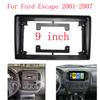 Car Accessories Frame Fascia Adapter Android Radio Dash Fitting Panel Kit for Ford  Escape 2001-2007