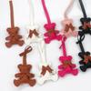 ПУ кожаный брелок милый бант декоративная сумка кулон украшение несколько цветов женщины девушки подарочные аксессуары