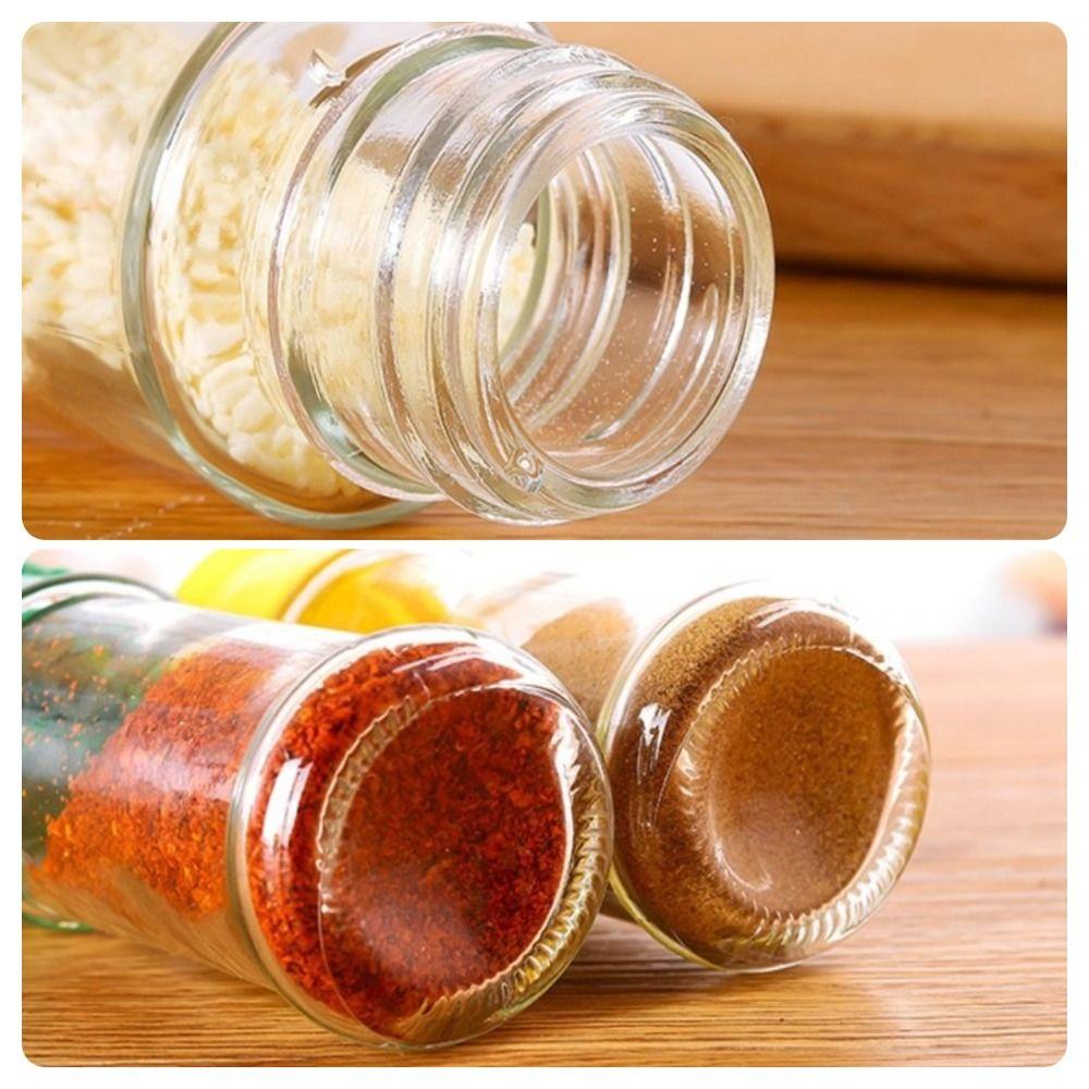 Прозрачная бутылка для шейкера для приправ, стеклянная бутылка, баночка для приправ, банка для хранения специй, кухня