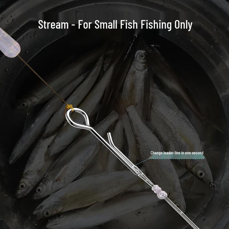 Быстросъемный вертлюг-застежка для рыбалки с прикрепленным зажимом для лески