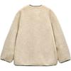 Zara Minimalist Comfortable Round Neck Drop Shoulder Long Sleeve Coat Women Coats Beige 8372300-712