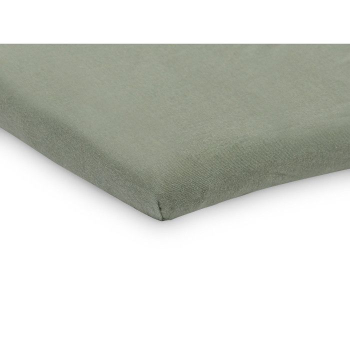Drap-housse Jersey matelas de parc 75x95cm - Ash Green - 2 Unités