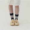 SPNK Mid-length Striped Socks_Black