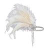 Zircon Tassel Masquerade Hair Band Exquisite Bridal Headdress Feather Headband  Stage Performance