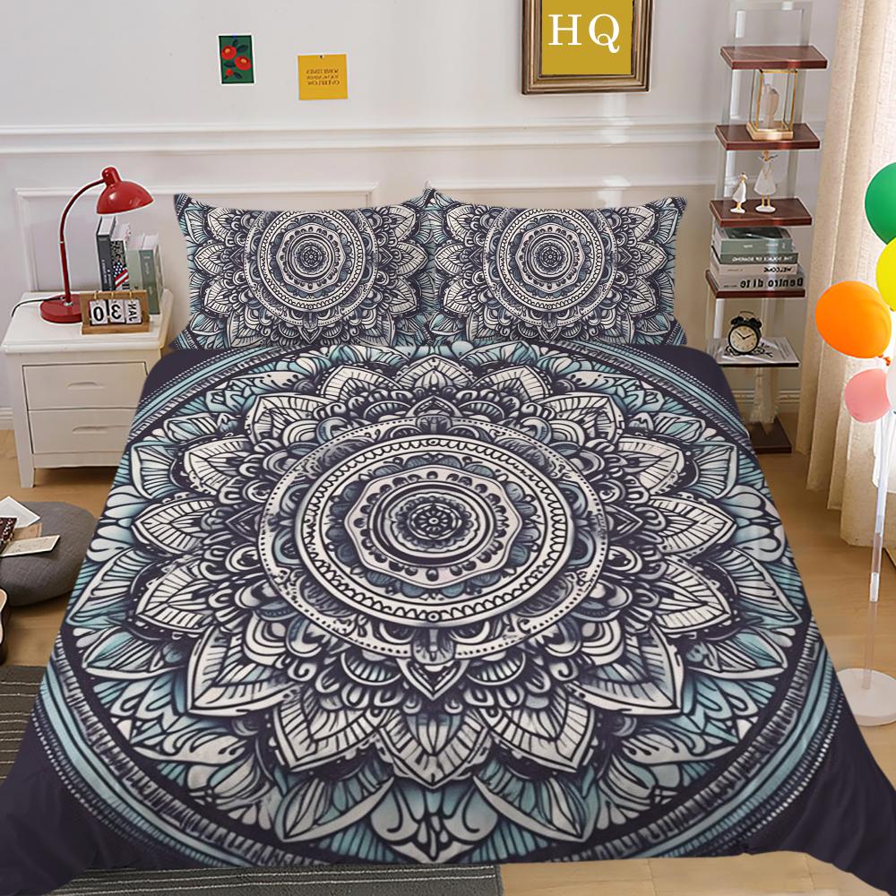 Комплект постельного белья для дома с 3D принтом дурмана, полиэстер, пододеяльник, женские постельные принадлежности, костюмы, мягкий домашний текстиль королевского размера