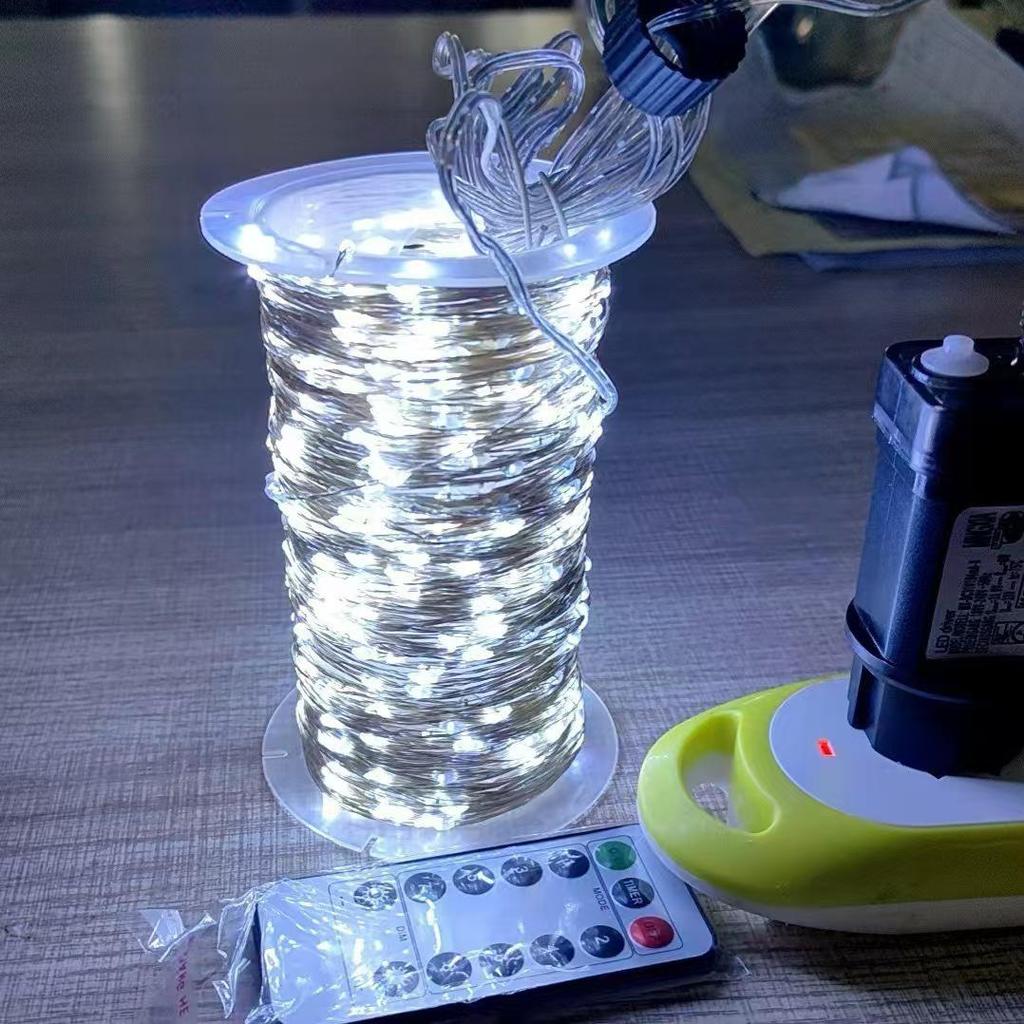 Светодиодная гирлянда «Звезды» с дистанционным управлением – USB медная проволока, сказочные огни для рождественского и праздничного украшения