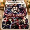 Flannel BlanketDeath Note Custom Name Text Personalized Soft Warm Throw Blanket Home Decor Gift