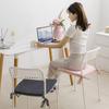 Winter Warm Velvet Seat Cushion for Folding Chairs Plush Chair with Ties, Soft Cozy Non-slip Cushion, 15.75" Comfortable Mat Workstation x Office