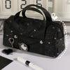 Multi-layer Star Dots Pencil Case Handheld Cloth Stationery Bag  Stationery Holder