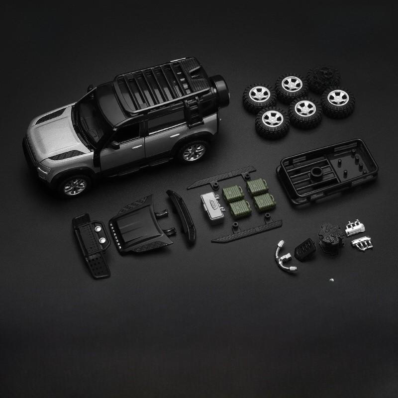 Rover Land Defender Car Toy Alloy Model With Inertia Control For Gift Kids