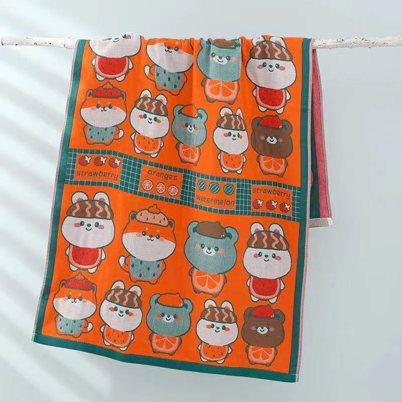 Multi-Layer Gauze Cotton Bath Towel Soft And Comfortable Beach Towel Ethnic Style Sun God Skin-Friendly Water Absorption