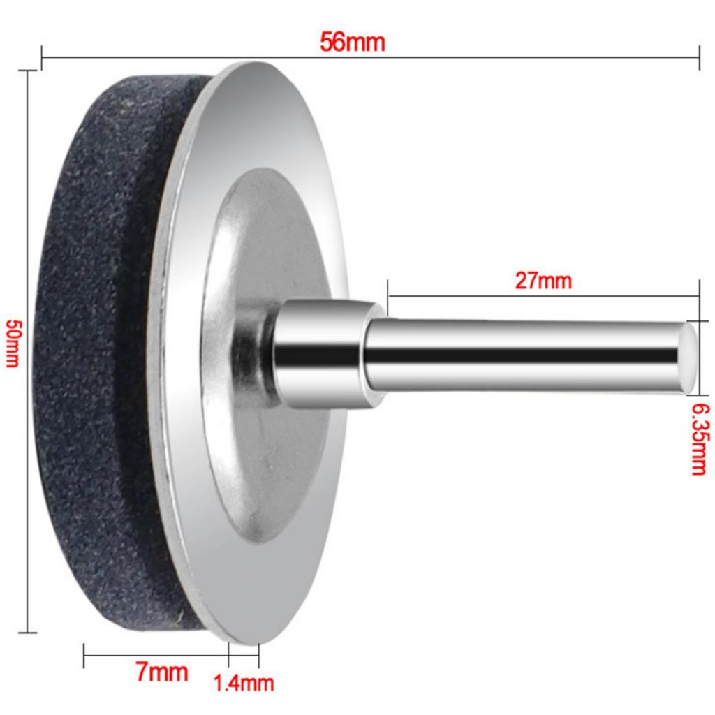 Lawn Mower Blade Sharpener Garden Tool Sharpening Grinding Power Drill Accessories 5-Piece & Balancer, Stone, Stone,