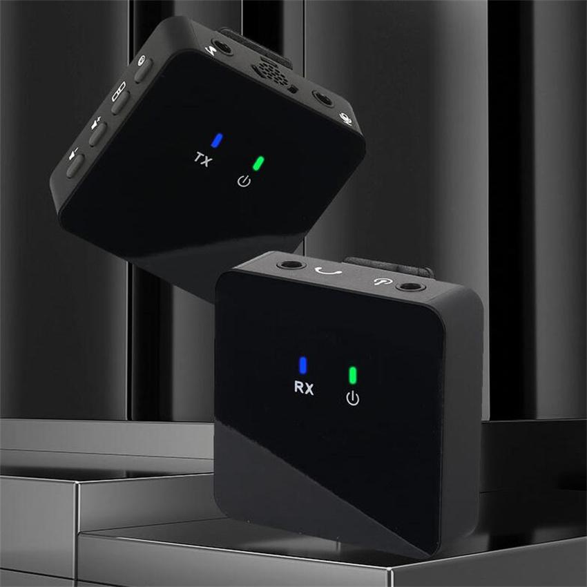 Беспроводной микрофон для записи микрофона для интервью в прямом эфире с шумоподавлением, петличный микрофон