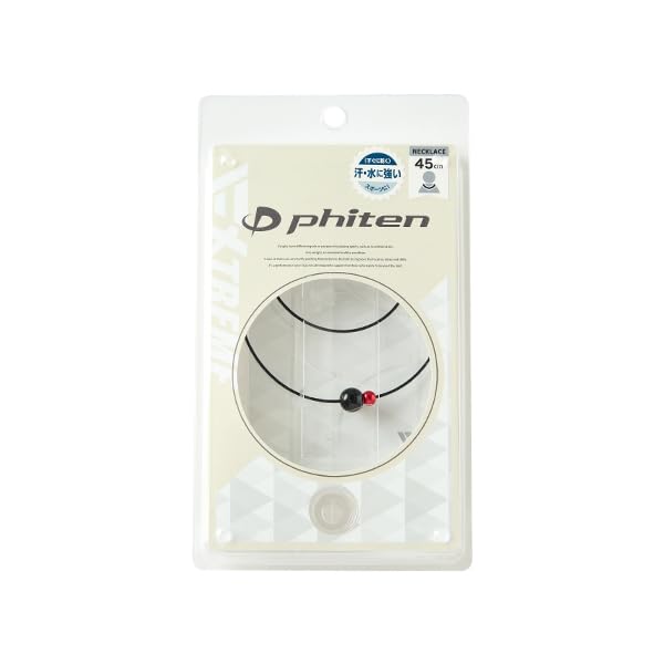 Phiten RAKUWA ожерелье проволока EXTREME Mirror Ball Twin Light 40 см Phiten передовая технология Синий/Жемчуг [Жесткие плечи] [Жесткая шея] [Использует Metax]