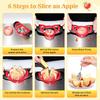 Stainless Steel Apple Slicer Corer Super Sharp Apple Cutter Peeler Multifunctional Kitchen Tool for Fruit Cutting7
