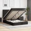 VidaXL Ottoman Bed Frame with Mattress Black 140x200 Cm Faux Leather 3313855
