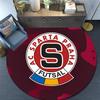 AC Sparta Praha,Round Area Rug,Carpet Rug for Living Room Bedroom Sofa Playroom Decor,Non-slip Floor Mat