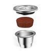 Reusable Coffee Capsule Stainless Steel Refillable Nespresso Coffee Basket Filter Tamper Cafe Coffeeware Supplies