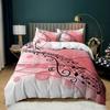 Music Note Quilt Pillowcase 2 or 3 Pieces of Music Bedding Set Single Bed Double Bed Full Size Bedding Suitable for Girls, Boys and Musicians Room