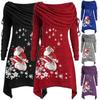 Stylish Ladies Christmas Santa Claus Sweater Jumper With Cozy Long Sleeve Design