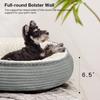 2026 New Arrival Round Donut Cat And Dog Cushion Bed, 24in Pet Bed For Small Or Medium Dogs, Anti-Slip & Water-Resi