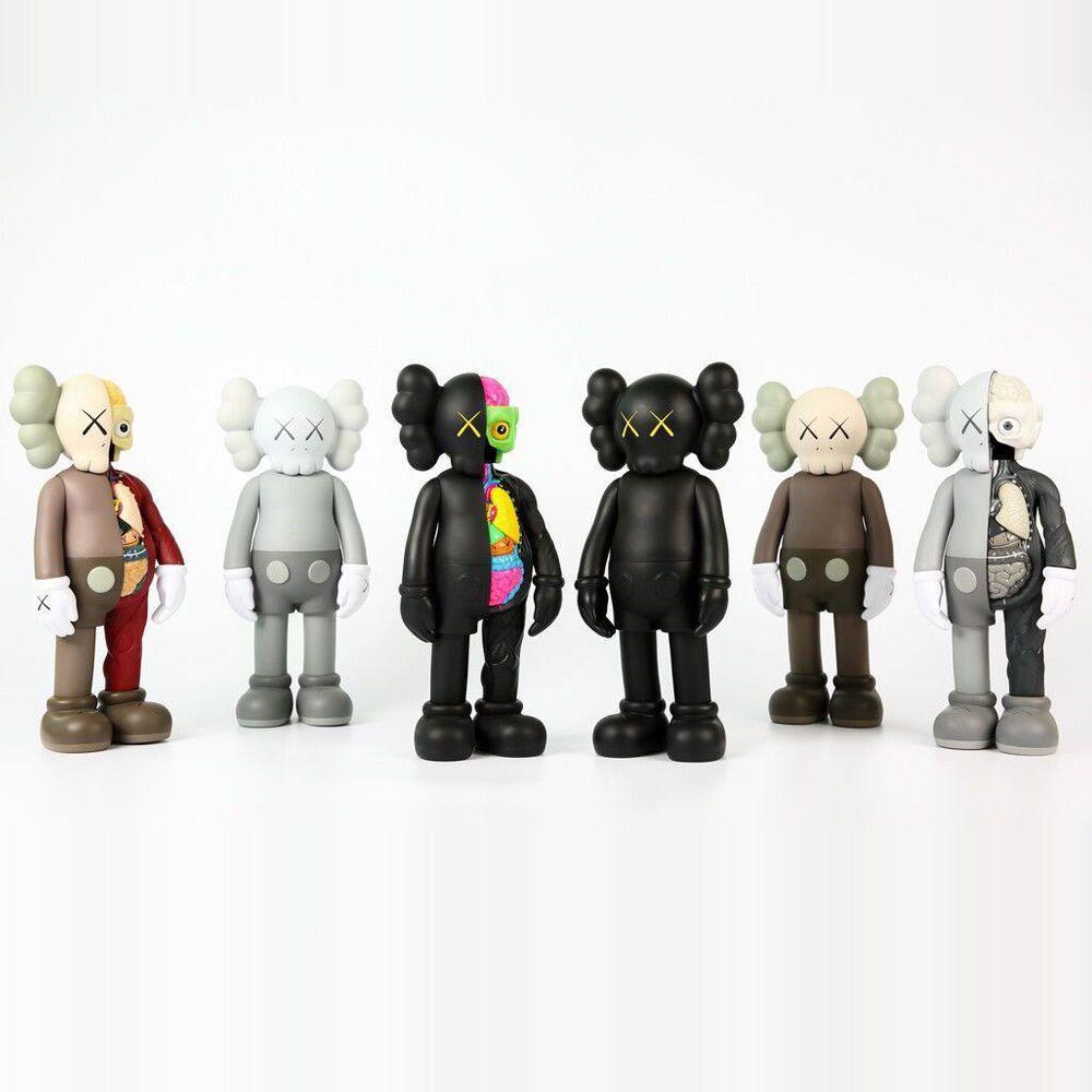 Kaws Companion Flayed Open Dissected Bff 8" ПВХ Фигурка Украшение Склад в США Новый