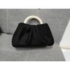 Сумка Pearl Wrist Cloud Bag Niche Design Temperament High-end Pearl White Pleated Small Bag Crossbody Bag Women