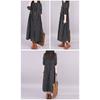 Plaid Dress Women's New Autumn and Winter Plus-size Loose Retro Over Knee Meat Cover Black Mid-length Dress
