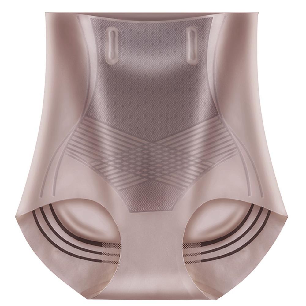 Хлопковое бесшовное нижнее белье с промежностью, утягивающее живот, утягивающие трусики с высокой талией, корректирующее белье для женщин