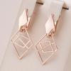 Индивидуальные полые ромбические геометрические большие серьги-подвески, женские модные серьги, ювелирные изделия, сексуальные аксессуары для вечеринок