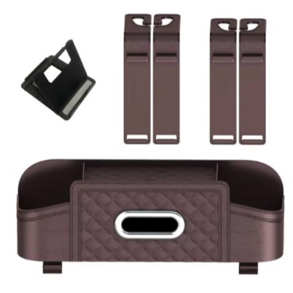 Universal Car Rear Seat Organizer Multifunctional Auto Backseat Tissue Holder Car Organizer