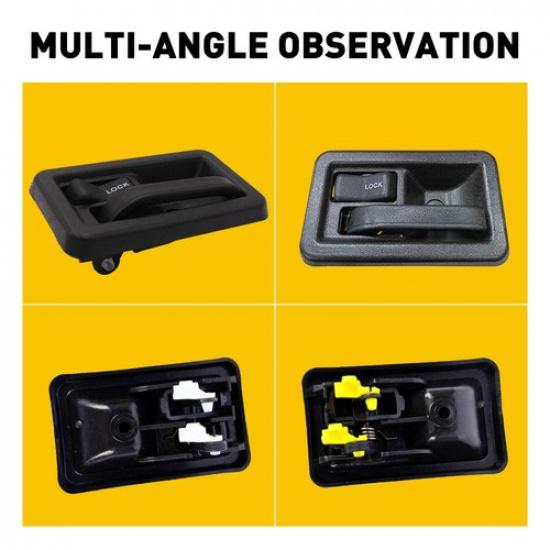 2X Front LH+RH Interior Door Handles 1987-2004 55176476AB For Wrangler Jeep