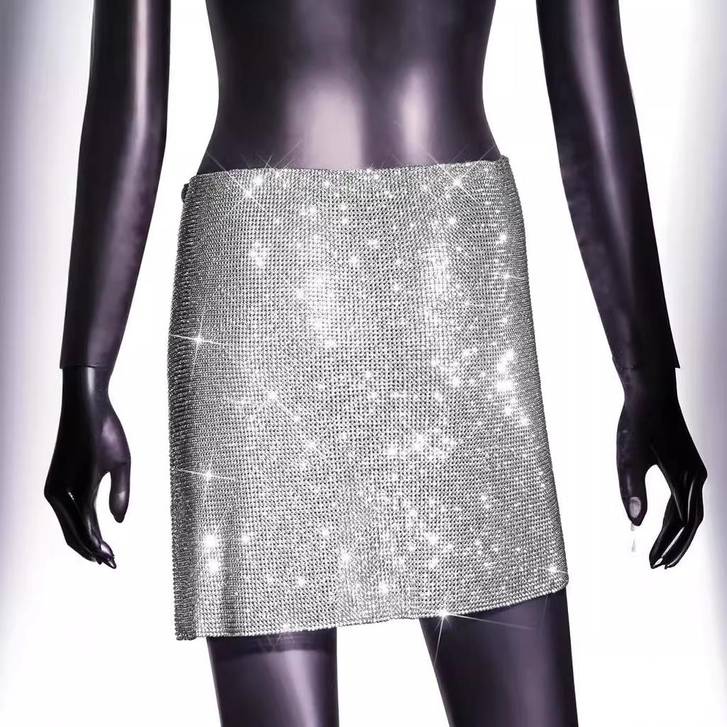 Одежда новая eba сексуальная юбка со стразами