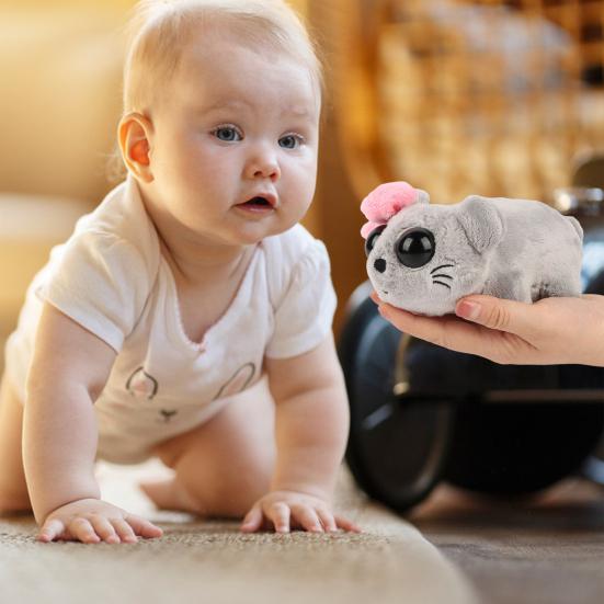 Sad Hamster Plush Toy Soft Hamster Doll for Kids Adults Stuffed Animal Keychain