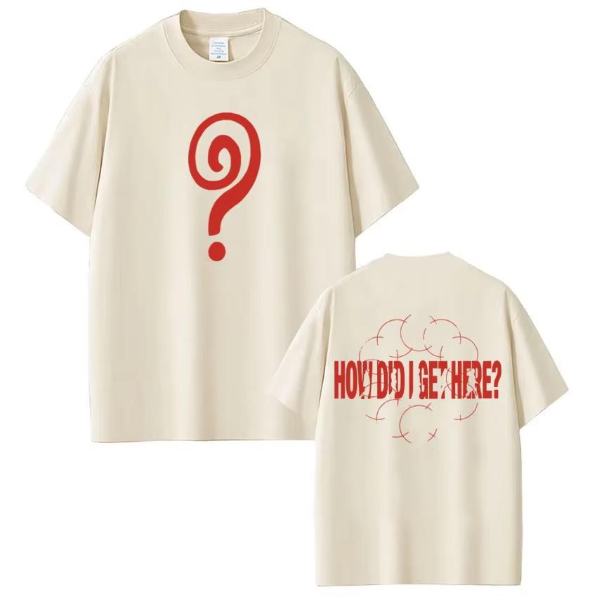 Singer Louis Tomlinson How Did I Get Here Tour 2026 Print Tshirt Men Women Hiphop Tshirt Casual pure Cottonshirs Fan Gifts