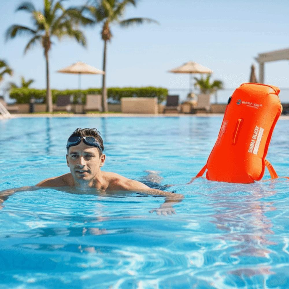 Drift Buoy Backpack Swimming Bag Float Swimming Buoy Bag Safety Bags Buoyancy Bag  Kayaking