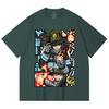 230 Gsm 100% Cotton Fire Force V2 Print Unisex Heavy Cotton T Shirt