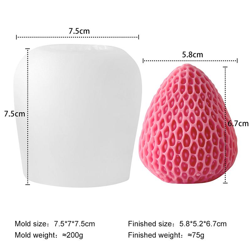 DIY Fruits Series Mango Lemon Chocolate Candy Baking Molds Handmade Fruit Strawberry Orange Blueberry Form Silicone Mold